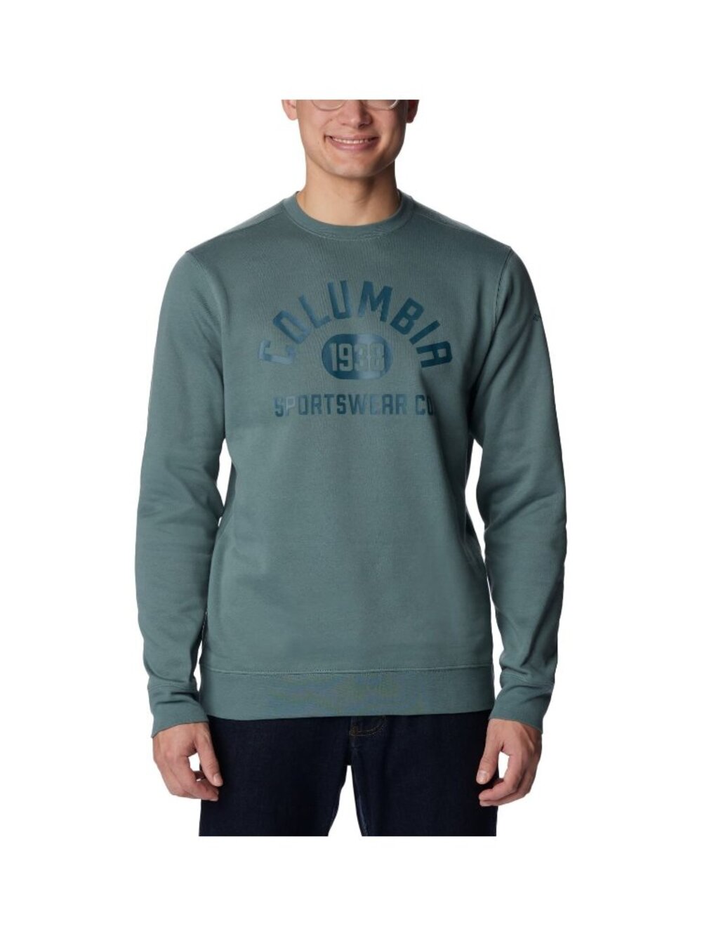 Columbia Trek Crew Men's Sweatshirt Pullover Sweater Size Large College Life